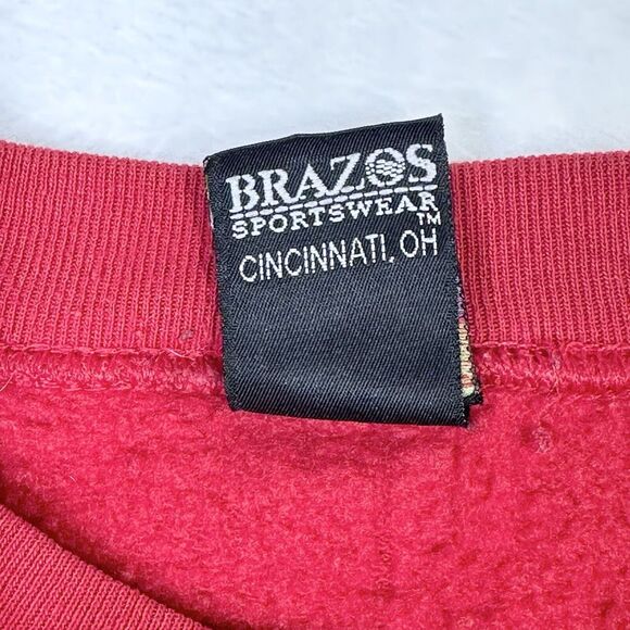 Mickey Unlimited Sweatshirt Large Red Vintage‎ Mickey Mouse Graphic Disney 90s - Picture 6 of 11